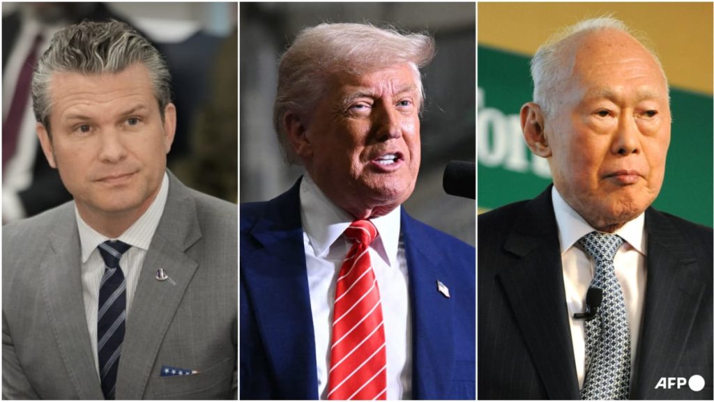 US Protection Secretary Pete Hegseth compares Donald Trump with Singapore’s Lee Kuan Yew