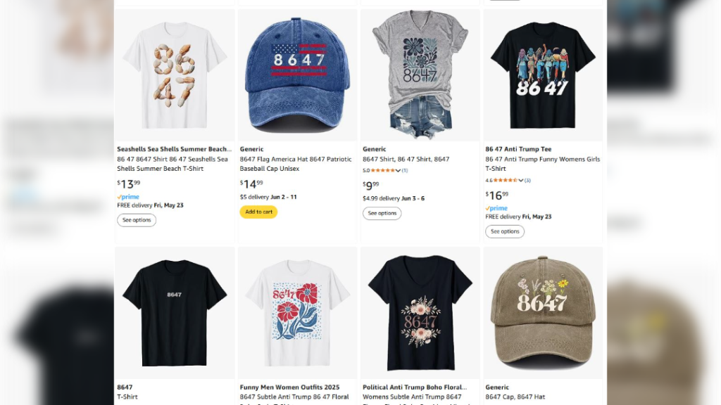 What’s Improper with These Individuals? Amazon Is Promoting “8647” Trump Assassination T-Shirts, Hats, and Stickers | The Gateway Pundit