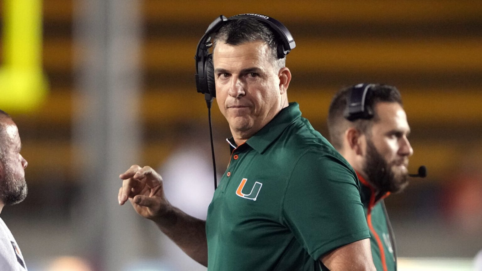 Mario Cristobal, Miami get large switch portal dedication