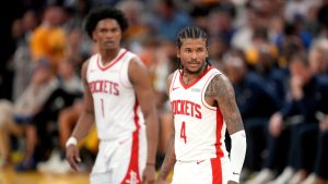 Rockets pressure Recreation 7 with livid remaining quarter vs. Warriors