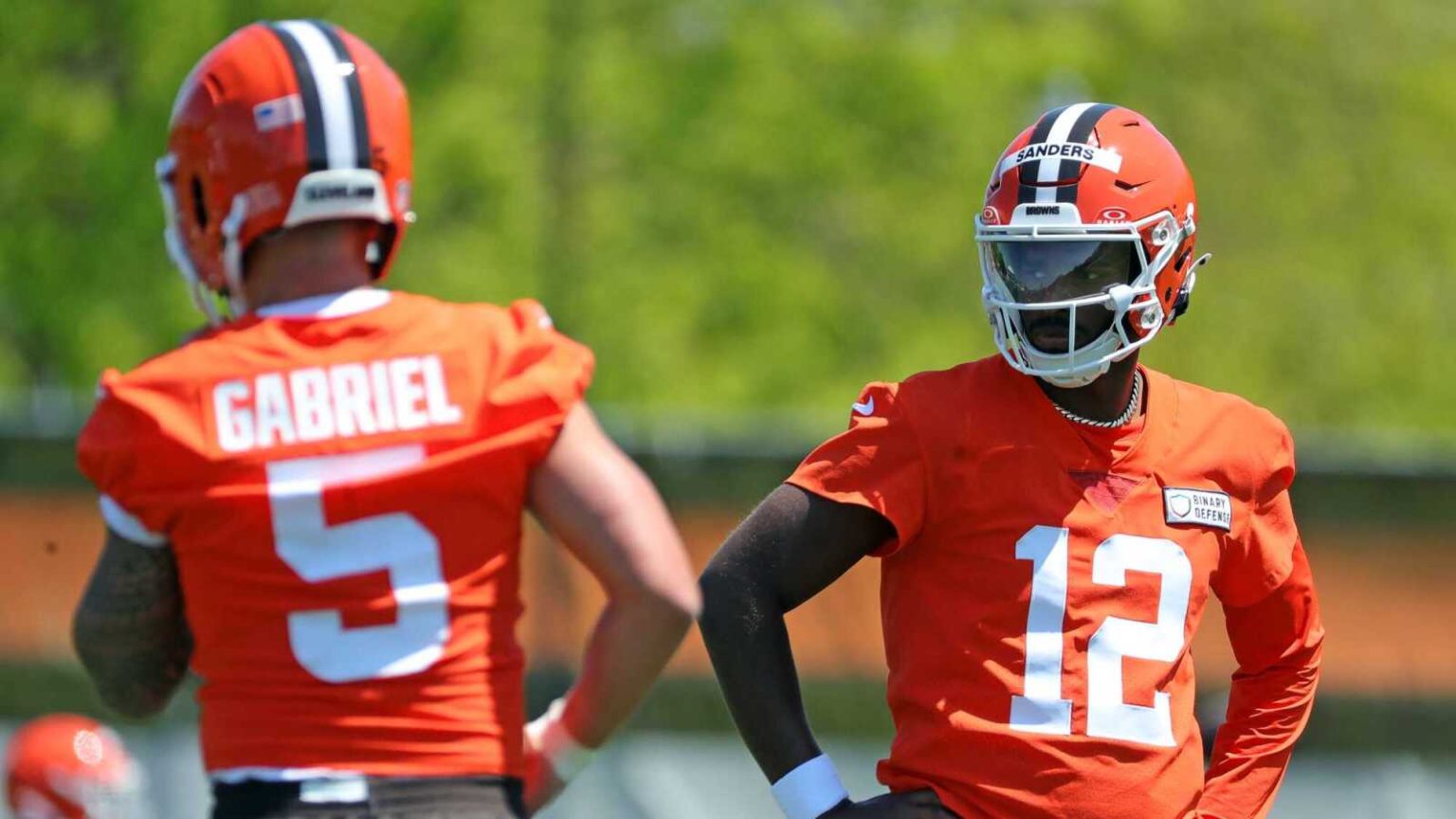 Did Shedeur Sanders ‘beat out’ Dillon Gabriel at rookie minicamp?