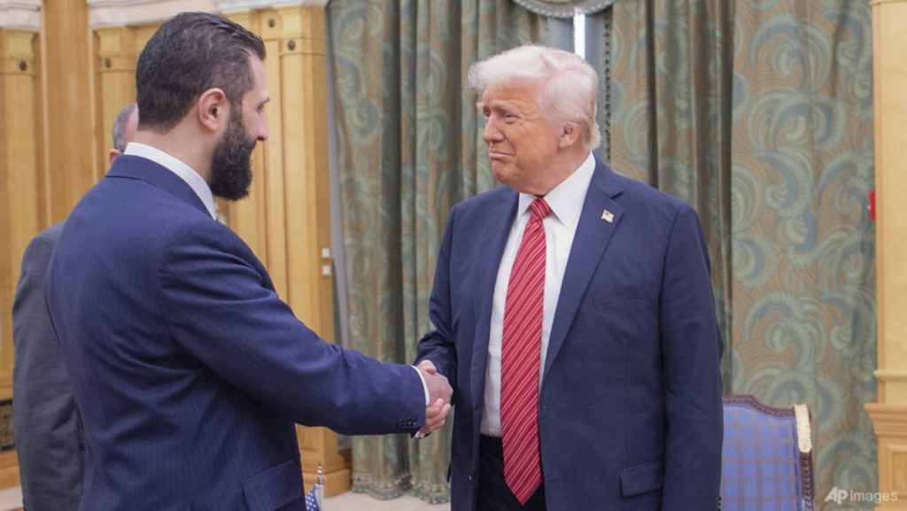 Trump presses Syria chief on Israel ties after lifting sanctions