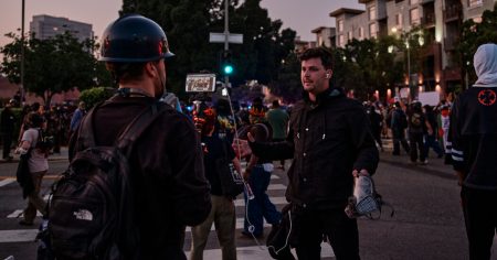 Los Angeles Protests Amplified by Influencers and On-line Creators
