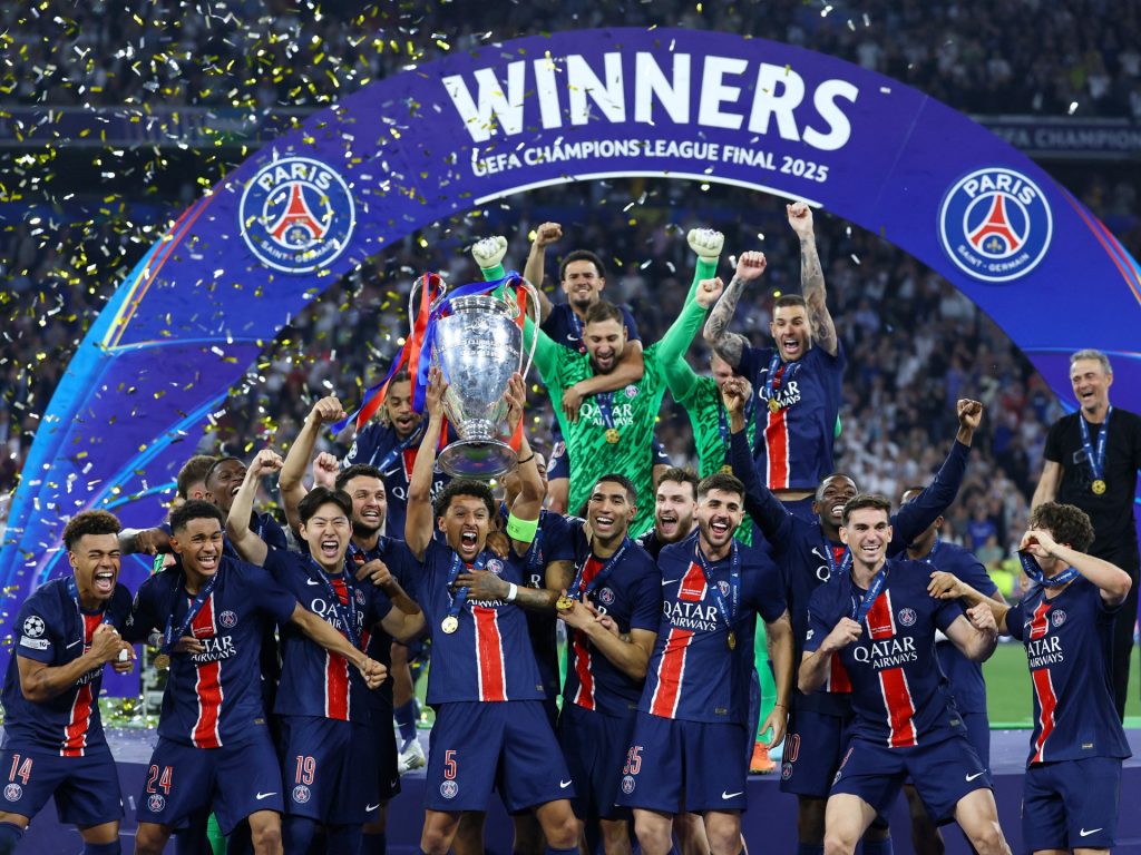 PSG beat Inter Milan 5-0 with Doue double to win Champions League | Soccer Information