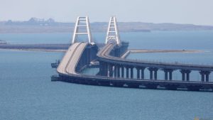 Ukraine says it hit Russia’s bridge to Crimea with underwater explosives