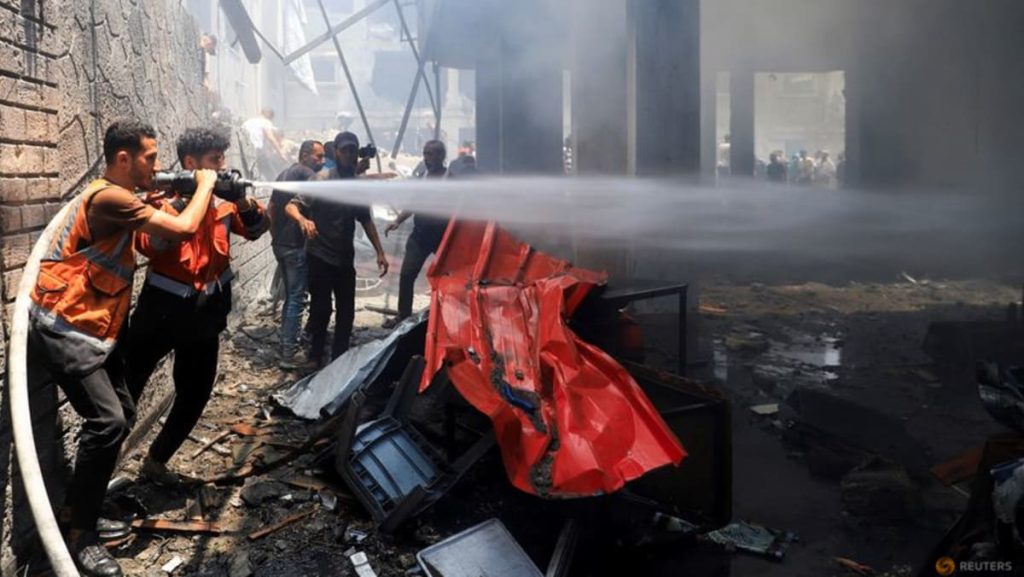 Gaza rescuers say Israeli hearth kills 36, six close to support centre