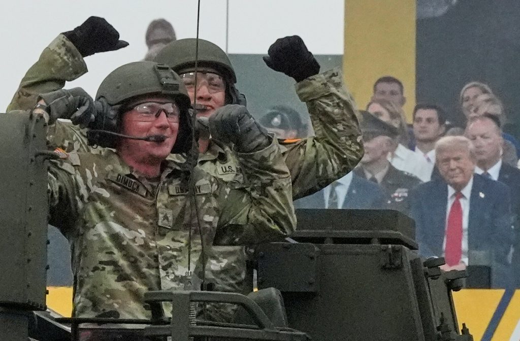 Trump presides over Military parade: Celebration or ‘dictator behaviour’? | Donald Trump Information Trump presides over Military parade: Celebration or ‘dictator behaviour’? | Donald Trump Information