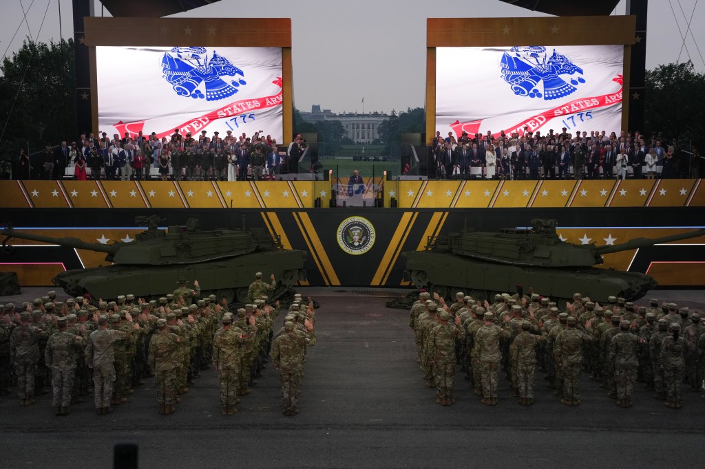 Donald Trump Presides Over Military’s 250th Anniversary Parade Donald Trump Presides Over Military’s 250th Anniversary Parade