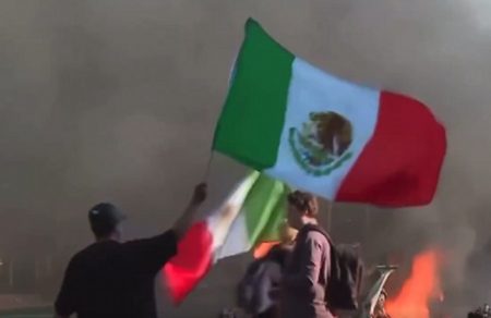 REPORT: LA Rioters Now Distributing American Flags After Realizing the Horrible Optics of Waving International Flags for Days | The Gateway Pundit