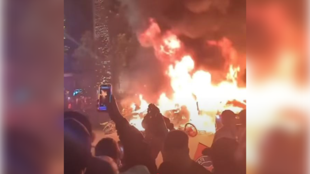 PARIS IS BURNING: Mass Chaos as Migrants Riot within the Streets Following Soccer Match | The Gateway Pundit