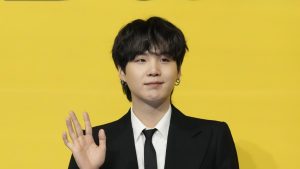 All 7 BTS members again as Suga is discharged from an alternate type of navy service