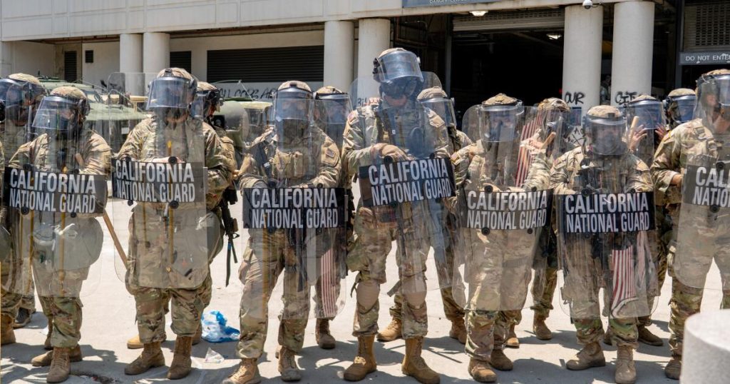 Federalizing the state Nationwide Guard is a chilling push previous the legislation