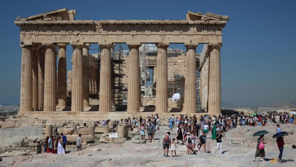 Acropolis shuts, out of doors work halted as heatwave scorches Greece Acropolis shuts, out of doors work halted as heatwave scorches Greece