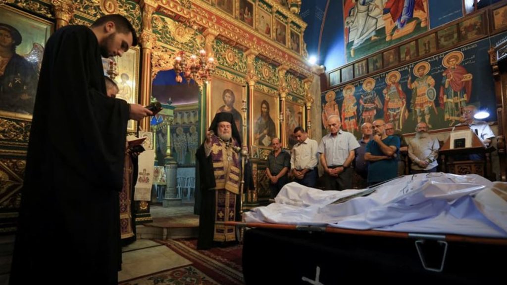 Israel PM voices remorse after three killed at Catholic church in Gaza Israel PM voices remorse after three killed at Catholic church in Gaza