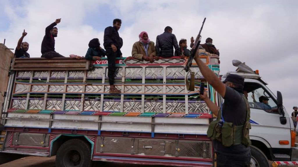 Bedouin civilians evacuated from Syria’s Sweida as US-backed truce holds Bedouin civilians evacuated from Syria’s Sweida as US-backed truce holds