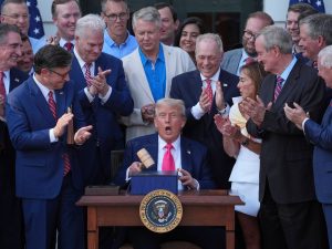 Trump claims victory as he indicators controversial funds and tax invoice into regulation | Donald Trump Information