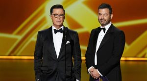 Jimmy Kimmel Sends Love To Stephen Colbert After ‘The Late Present’ Axing