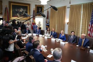Trump Scolds Reporter For Asking Jeffrey Epstein Query