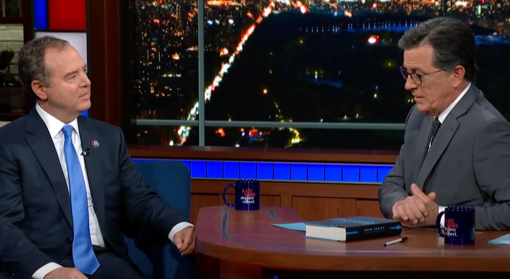 Adam Schiff Talks Trump’s “Local weather Of Concern” In ‘Late Present’ Visitor Spot Adam Schiff Talks Trump’s “Local weather Of Concern” In ‘Late Present’ Visitor Spot