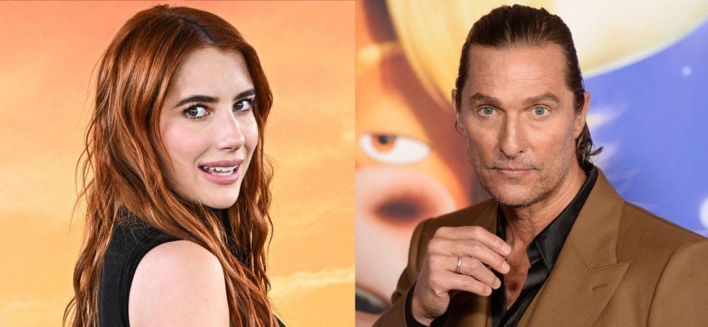 Matthew McConaughey & Emma Roberts Appear To Snub A-Lister