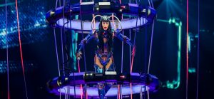Scary Second Katy Perry Almost Falls From Prop Mid-Air