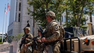 California says Trump despatched army to ‘silence’ LA protests