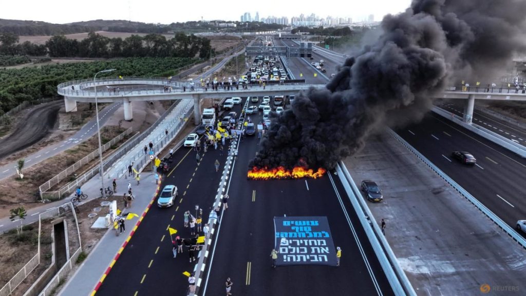 Israeli protesters name for hostage deal forward of cupboard assembly