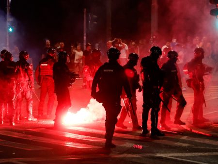 Serbian antigovernment protests escalate in third night time of clashes | Protests Information