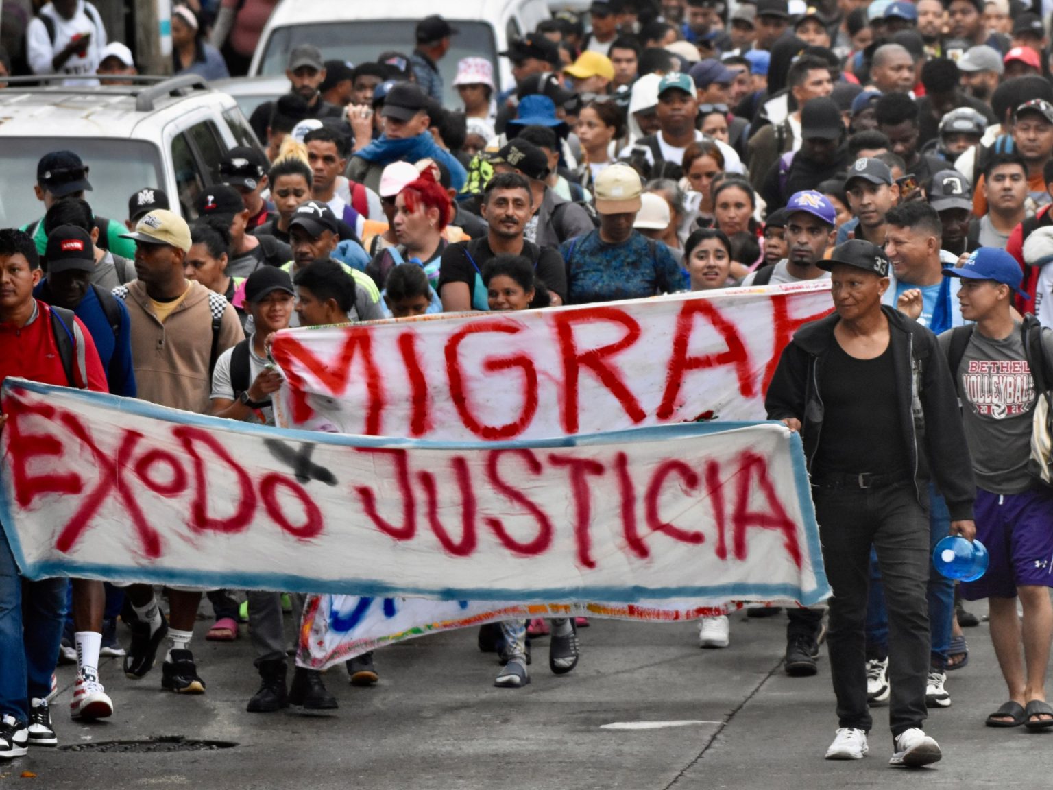 A migrant march in Mexico continues regardless of scrutiny of organiser’s arrest | Migration Information A migrant march in Mexico continues regardless of scrutiny of organiser’s arrest | Migration Information