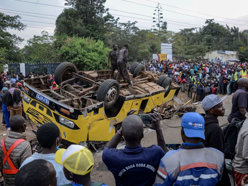 Bus carrying mourners overturns in Kenya, killing 21 folks | Transport Information Bus carrying mourners overturns in Kenya, killing 21 folks | Transport Information