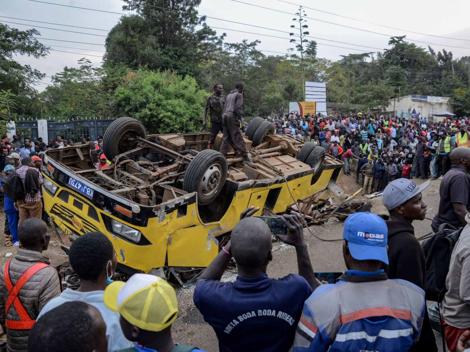 Bus carrying mourners overturns in Kenya, killing 21 folks | Transport Information Bus carrying mourners overturns in Kenya, killing 21 folks | Transport Information
