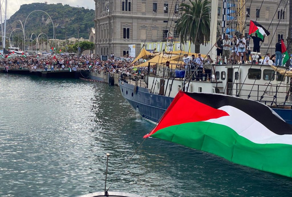 Gaza humanitarian flotilla departs Barcelona to interrupt Israeli siege | Israel-Palestine battle Information