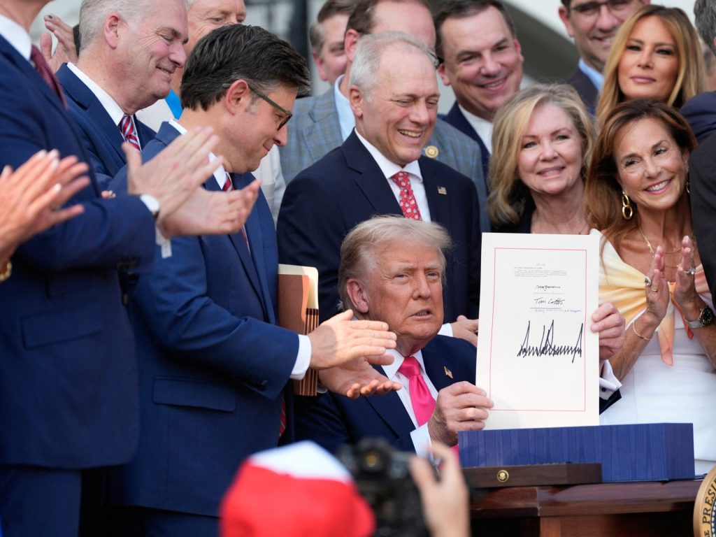 Is Trump’s ‘Huge Stunning’ spending regulation the most important tax lower in US historical past? | Donald Trump Information Is Trump’s ‘Huge Stunning’ spending regulation the most important tax lower in US historical past? | Donald Trump Information
