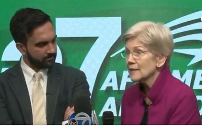 Elizabeth Warren Embraces the Commie Concepts of Zohran Mamdani: ‘That’s the Democratic Message’ (VIDEO) | The Gateway Pundit Elizabeth Warren Embraces the Commie Concepts of Zohran Mamdani: ‘That’s the Democratic Message’ (VIDEO) | The Gateway Pundit