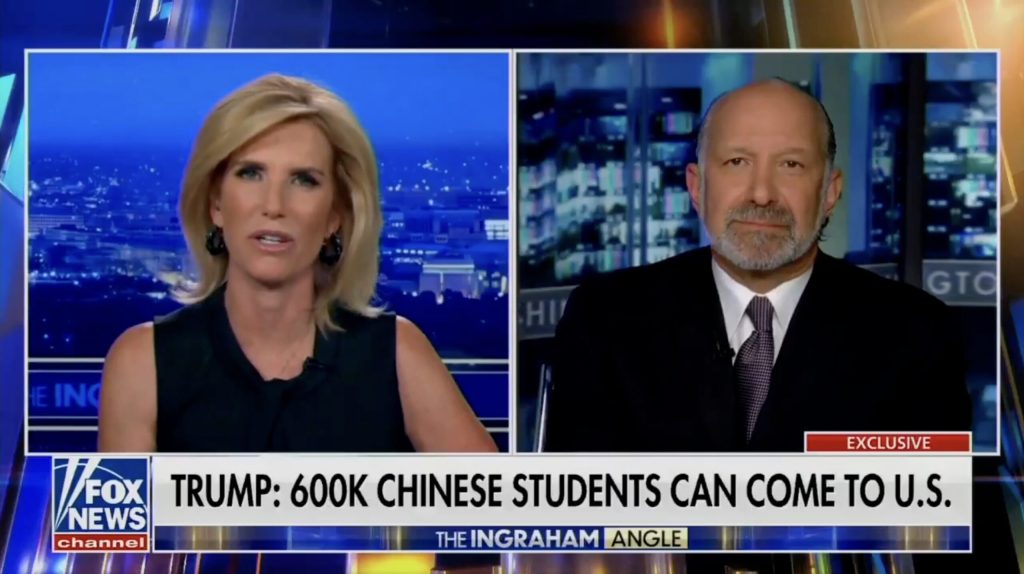 Fox’s Laura Ingraham GRILLS Secretary of Commerce Howard Lutnick — Calls for to Know How Letting 600,000 Chinese language College students Flood Into America Is “America First?” | The Gateway Pundit Fox’s Laura Ingraham GRILLS Secretary of Commerce Howard Lutnick — Calls for to Know How Letting 600,000 Chinese language College students Flood Into America Is “America First?” | The Gateway Pundit