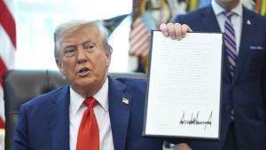 Trump orders crackdown on US flag burning, desecration, elevating rights issues