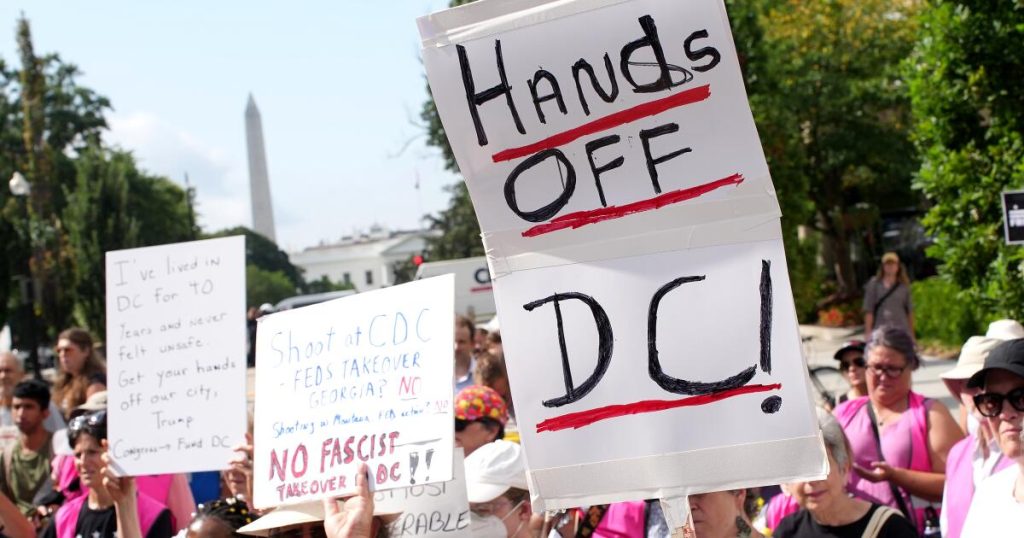Contributor: After all Trump desires to flex on D.C. The place are the Democrats to cease him?