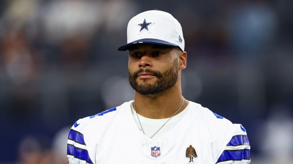 Cowboys QB Prescott reacts to blockbuster Parsons commerce Cowboys QB Prescott reacts to blockbuster Parsons commerce